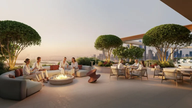 Exterior render, second view, A1LA RESIDENCE, Al Reem Island, Abu Dhabi (Object 1 image)