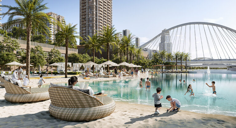 Community setting, Aeon, Dubai Creek Harbour (Emaar Properties image)