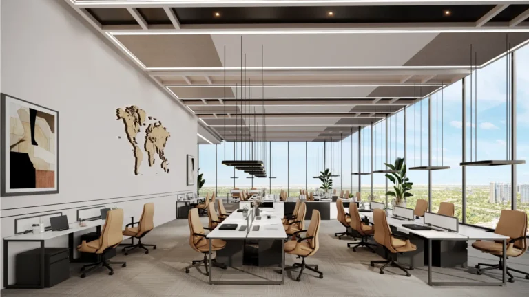 Office interior, Aspirz, Dubai Sports City (Danube Properties image)