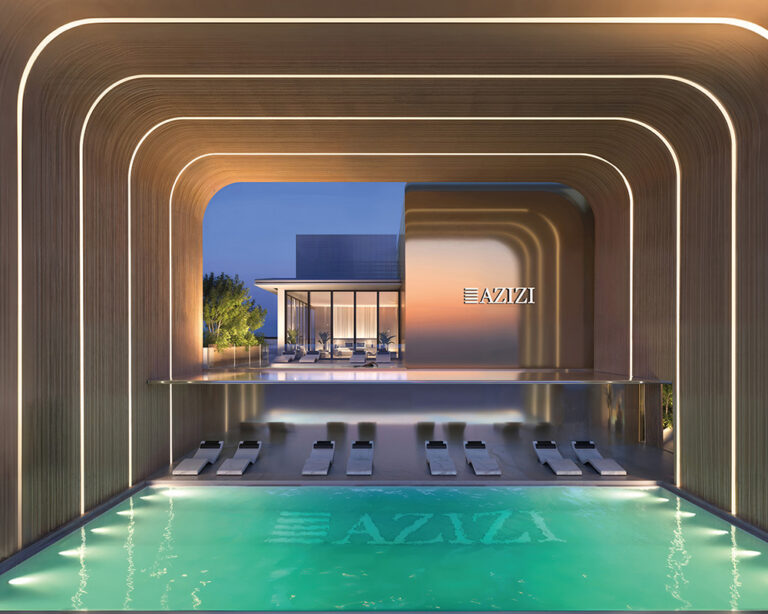 Rooftop pool render, Azizi Creek Views 4, Al Jaddaf (Azizi Developments image)