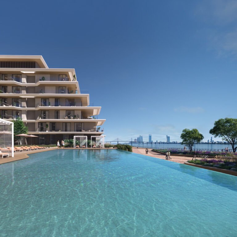Developer render, Bashayer, Hudayriyat Island (Modon image)