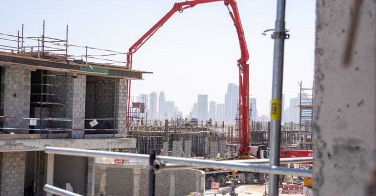 Construction progress photo, fourth view, Bay Villas, Dubai Islands (Nakheel image)
