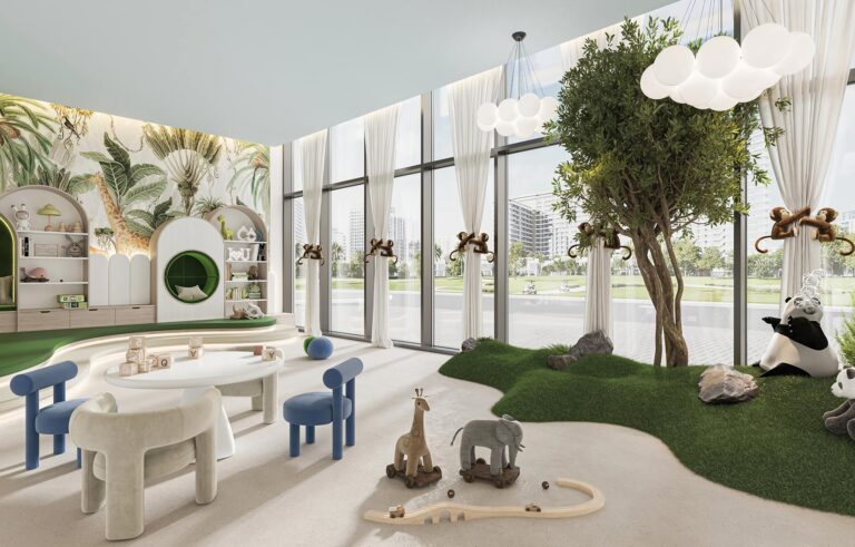 Official render, Belgravia Gardens, Dubailand (Ellington Properties image)