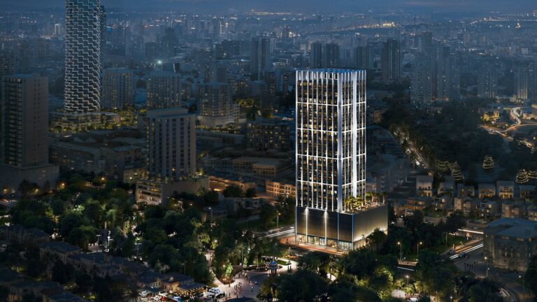 Building exterior, Binghatti Etherea, Jumeirah Village Circle (Binghatti image)