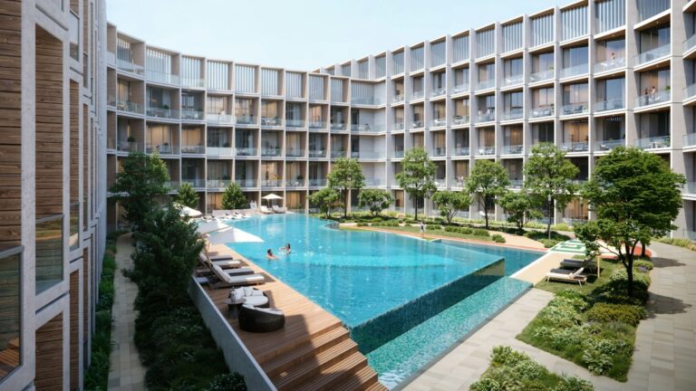 Amenity area, Binghatti Hillcrest, Arjan (Binghatti image)