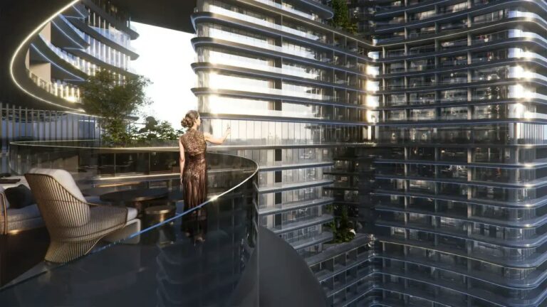 Project view, Binghatti Hills, Dubai Science Park (Binghatti image)