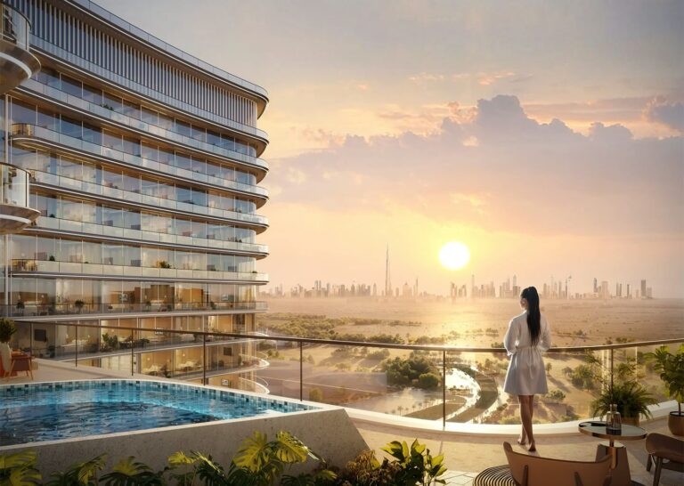 Swimming pool, Binghatti Hillviews, Dubai Science Park (Binghatti image)