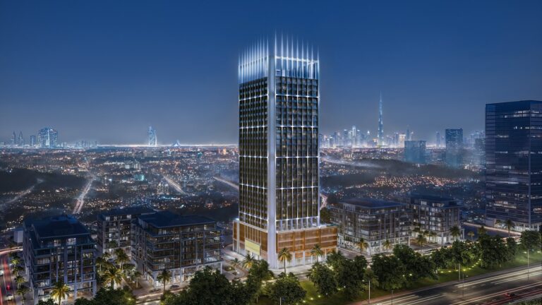 Building exterior, Binghatti Luxuria, Jumeirah Village Triangle (Binghatti image)