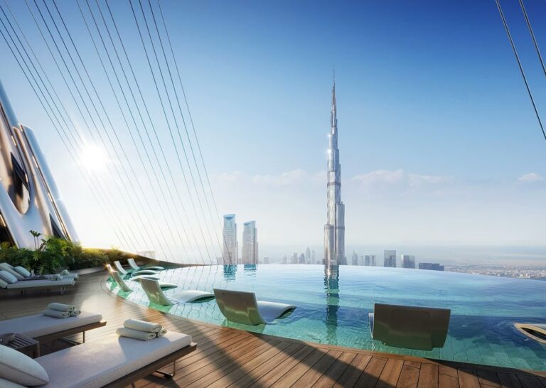 Amenity area, Binghatti Skyblade, Downtown Dubai (Binghatti image)