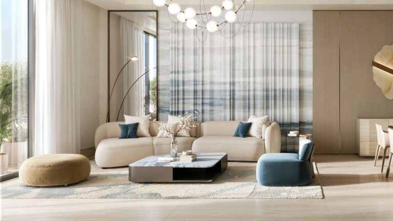 Living room, Binghatti Wraith, Al Jaddaf (Binghatti image)