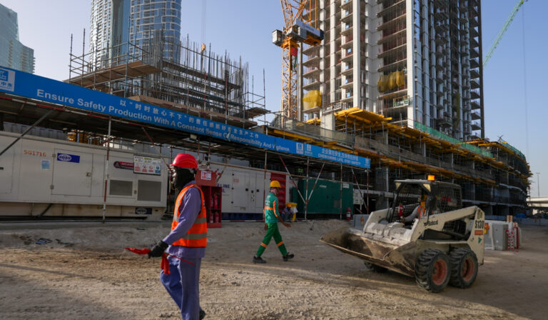 Construction progress photo, Bluewaters Bay, Bluewaters Island (Meraas image)