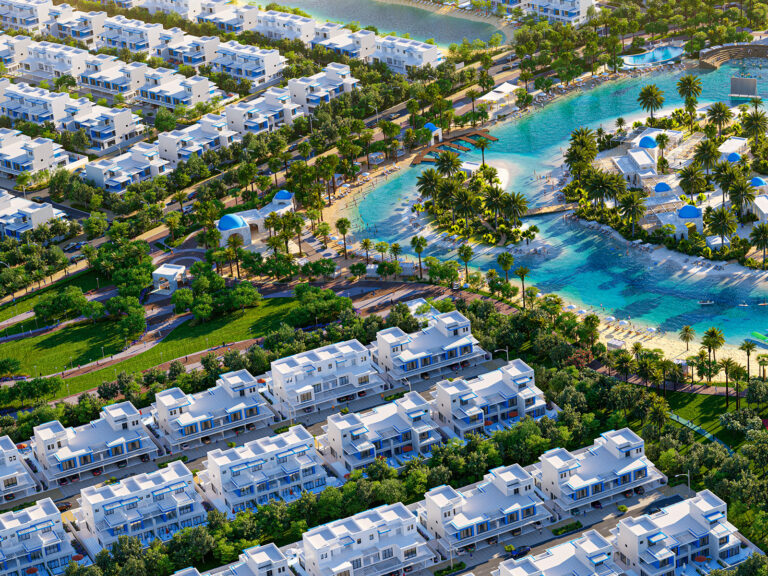 Official image of the community, DAMAC Lagoons, Dubailand (DAMAC Properties image)