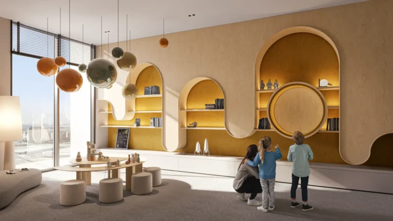 Interior render, second view, ELAR1S RISE, Jumeirah Village Triangle (Object 1 image)