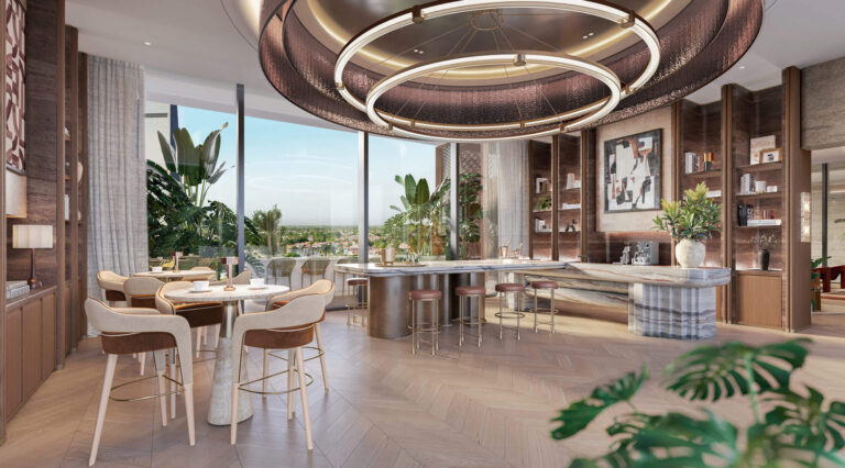 Official render, Eltiera Views, Jumeirah Islands (Ellington Properties image)