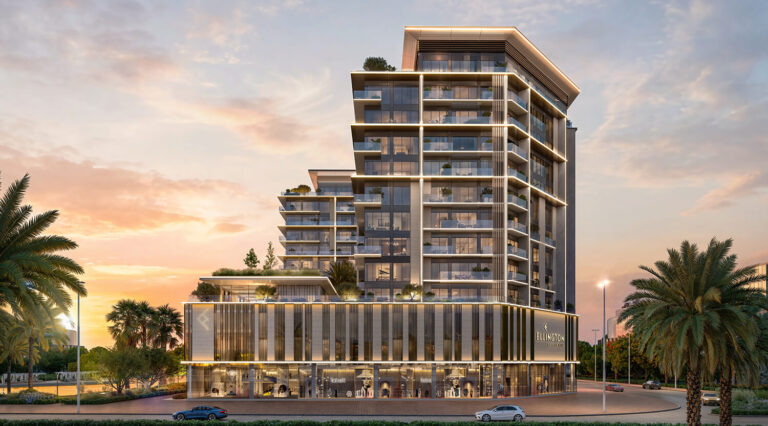 Exterior render, Everly Place, Meydan Horizon, MBR City (Ellington Properties image)