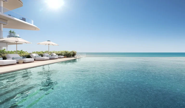 Residences view, Fahid Beach Residences, Fahid Island, Abu Dhabi (Aldar image)