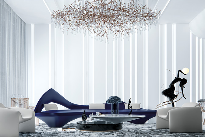 Living room interior, Fashionz, Jumeirah Village Triangle (Danube Properties image)