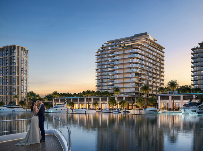 Exterior view of Fior, Fior and Fior 2, Rashid Yachts & Marina (Emaar Properties image)