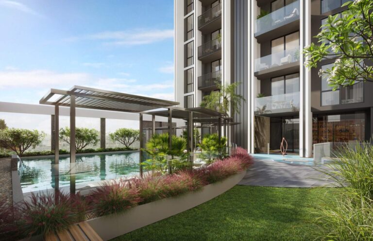 Official render, Hillmont Residences, Jumeirah Village Circle (Ellington Properties image)