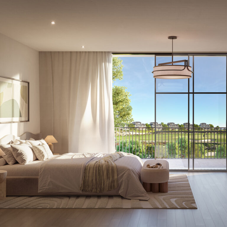 Townhome interior render, Hudayriyat Golf Estates, Hudayriyat Island (Modon image)