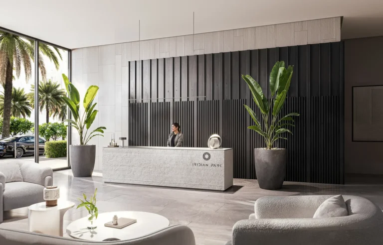 Project render, third view, IR1DIAN PARK, Jumeirah Village Circle (Object 1 image)