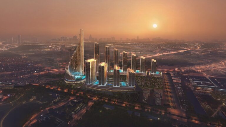 Towers exterior, Mercedes-Benz Places Binghatti City, Meydan (Binghatti image)