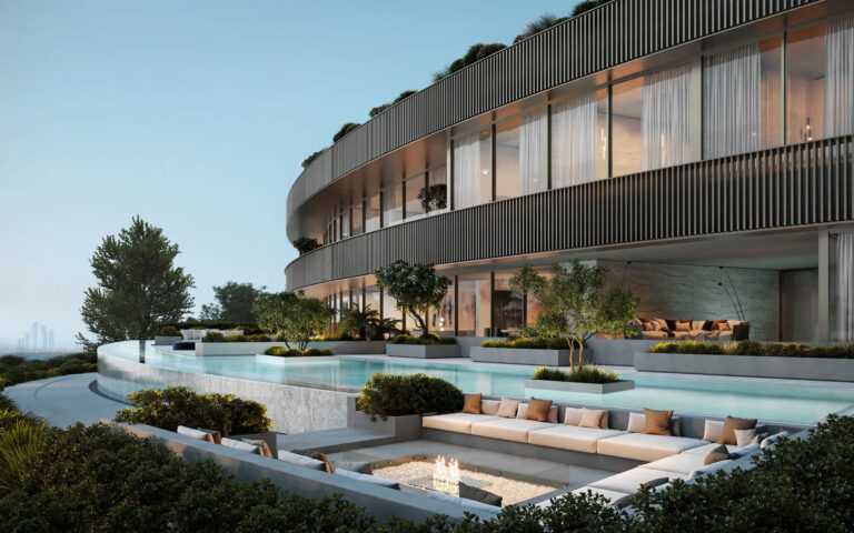 Hillside villas render, Nawayef West, Hudayriyat Island (Modon image)