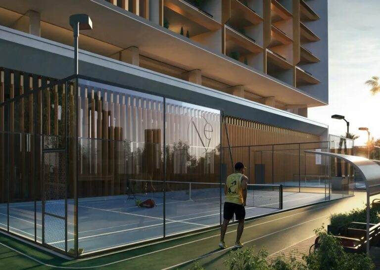 Tennis court, One by Binghatti, Business Bay (Binghatti image)