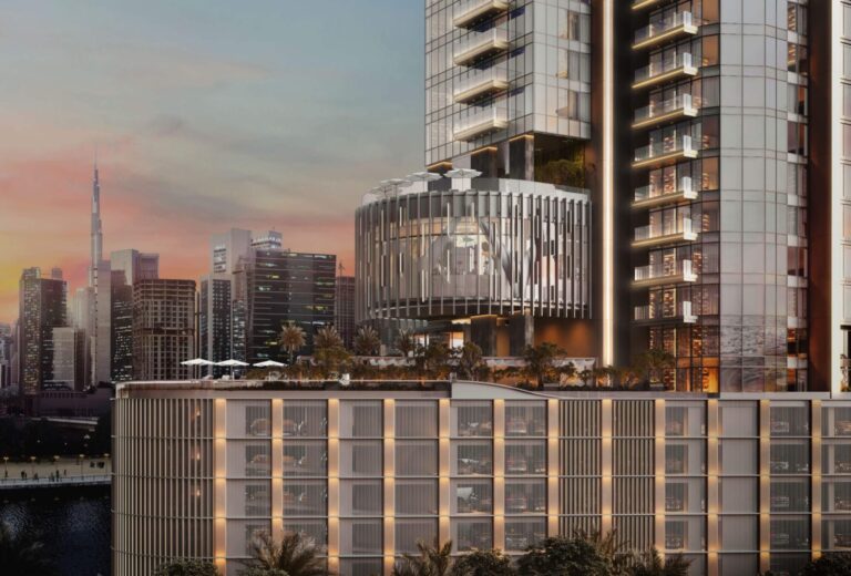 Official render, One River Point, Business Bay (Ellington Properties image)