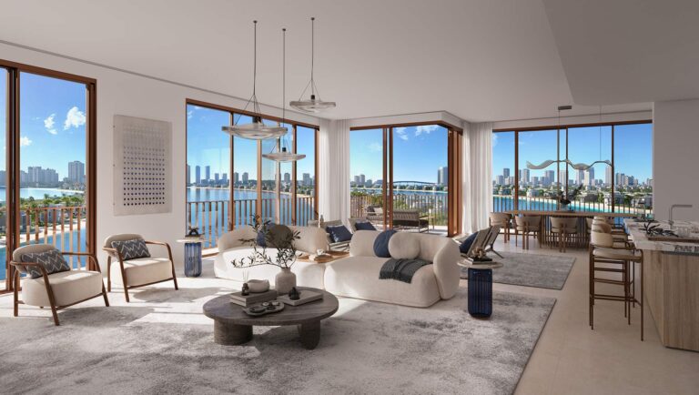 Four-bedroom apartment interior, Palm Central Private Residences, Frond N, Palm Jebel Ali (Nakheel image)