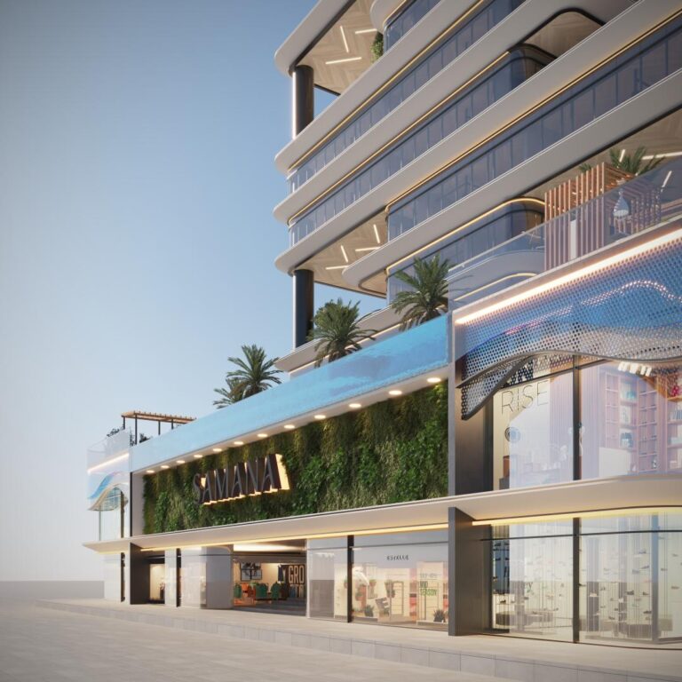 Developer render, Samana Business Park, Majan (Samana Developers image)