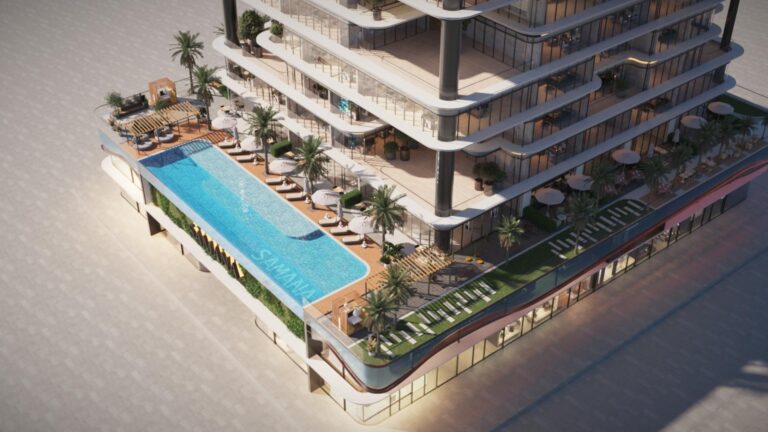 Developer render, Samana Business Park, Majan (Samana Developers image)