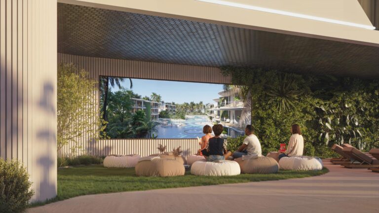 Developer render, Samana Parkville, Dubailand Residence Complex (Samana Developers image)