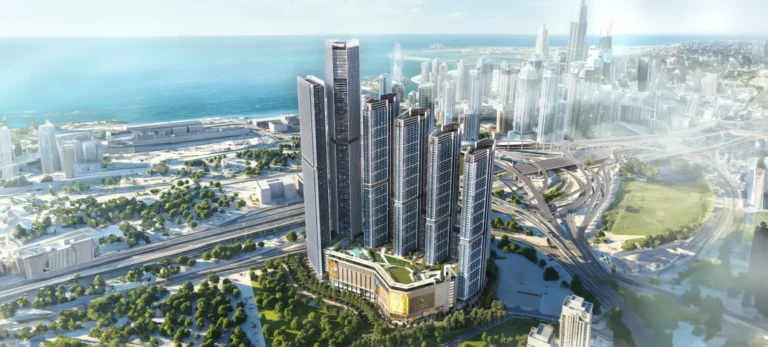 Official community render, Sobha Central, Sheikh Zayed Road (Sobha Realty image)