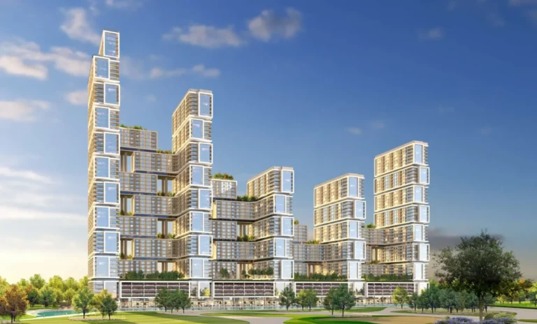 Morning exterior render of the towers, Sobha One, Ras Al Khor (Sobha Realty image)