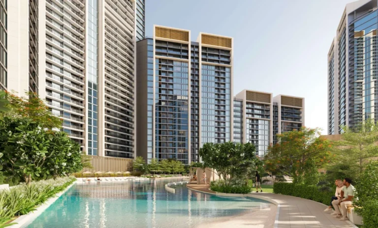 Official landscape render, Sobha Orbis, Motor City (Sobha Realty image)