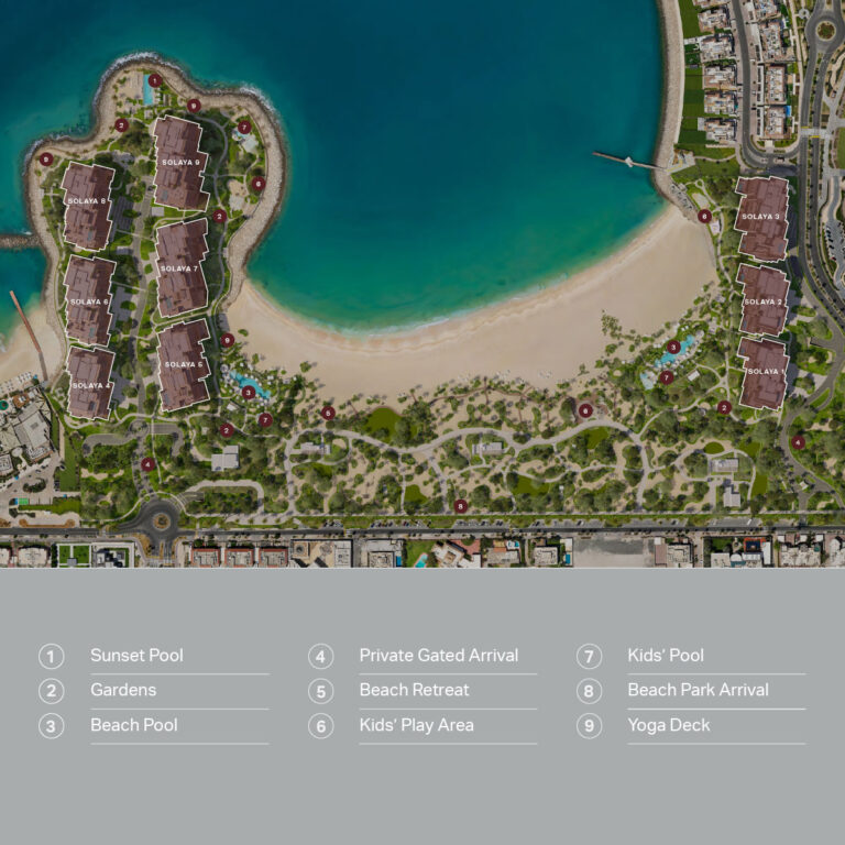 Masterplan, Solaya at La Mer, La Mer, Jumeirah 1 (Meraas image)