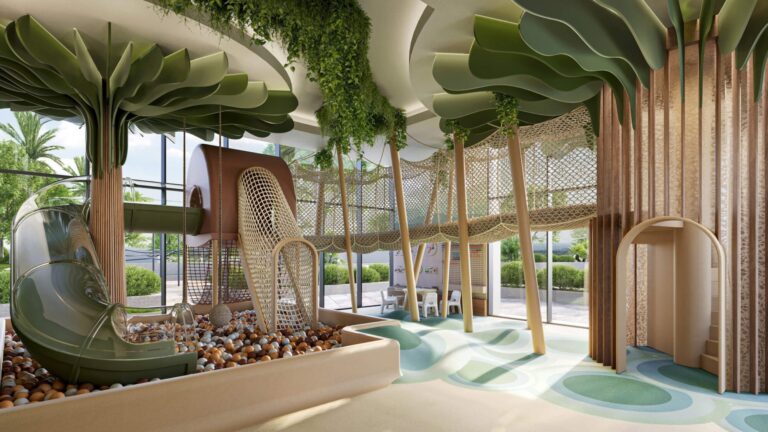 Kids' play area render, The Highgrove, Meydan Horizon, MBR City (Ellington Properties image)