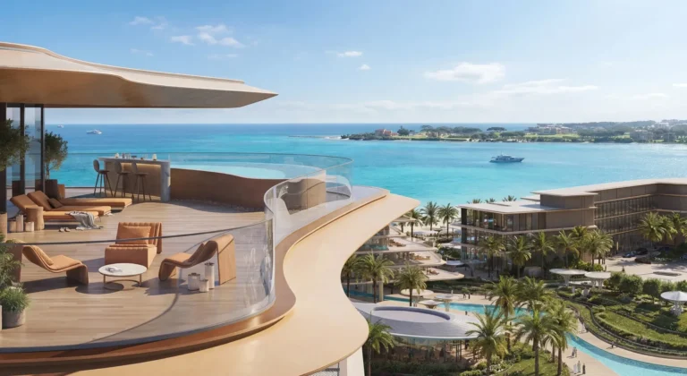 Exterior render, The Meriva Collection, Dubai Islands (Ellington Properties image)