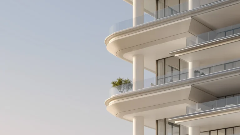 Developer rendering from the project overview, Vela, Dorchester Collection, Marasi Bay, Business Bay (Omniyat image)