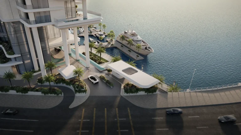 Developer rendering of a residence, Vela, Dorchester Collection, Marasi Bay, Business Bay (Omniyat image)