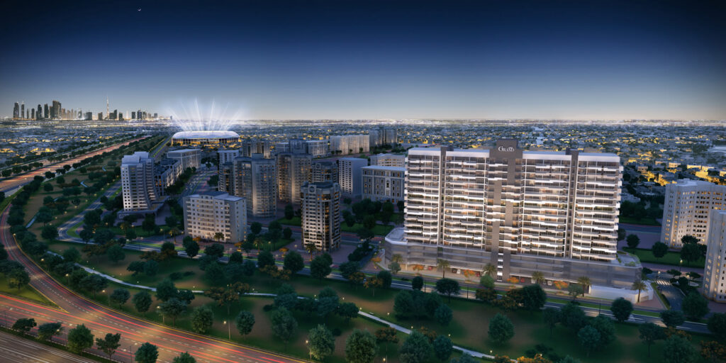 Azizi Grand and Beach Oasis 2, Dubai Sports City and Dubai Studio City