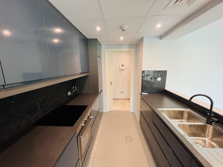 Kitchens in an apartment we renovated in The Greens, Dubai