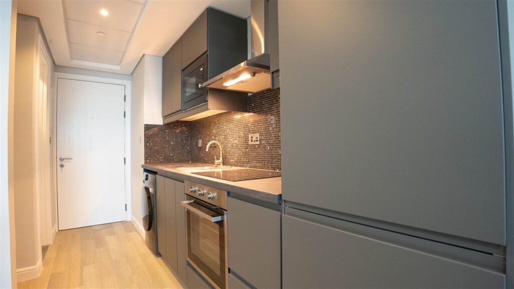 Kitchen after the renovation, Lake Terrace, JLT
