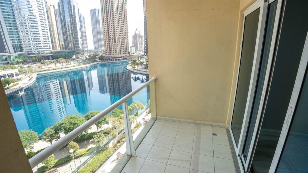 Balcony after the renovation, Lake View Tower, JLT