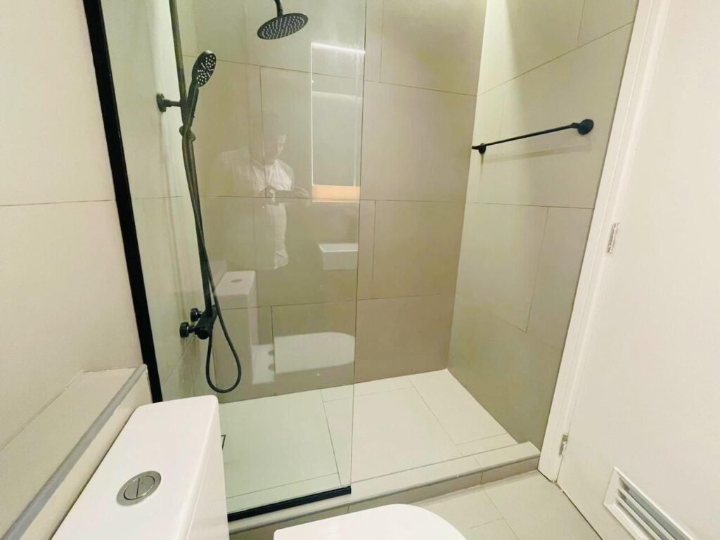 Shower after the renovation, Lake View Tower, JLT