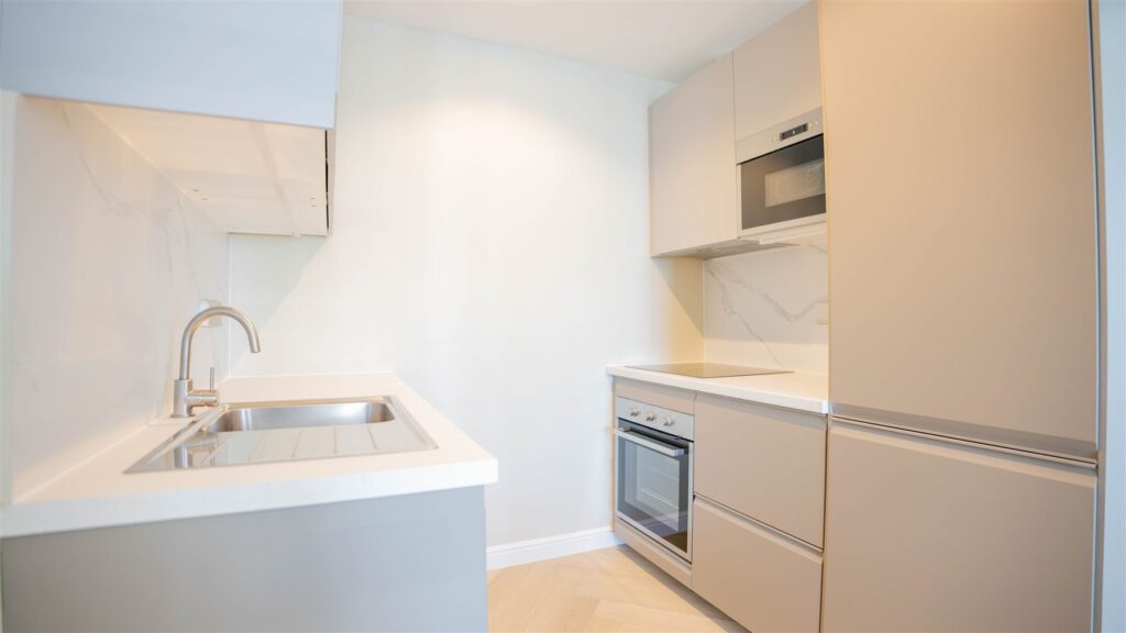 Kitchen after the renovation, Preatoni Tower, JLT