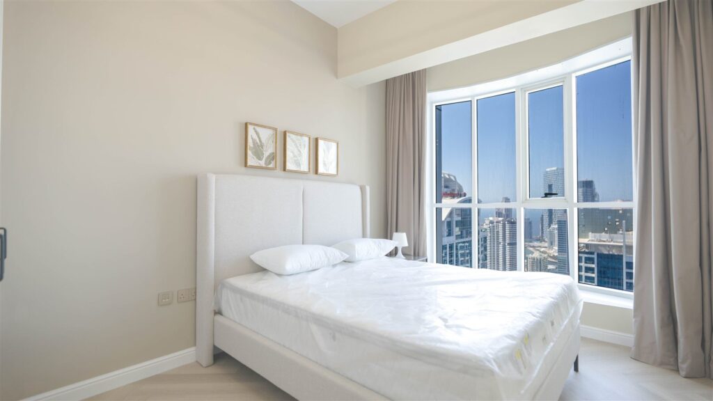 Bedroom after the renovation, Preatoni Tower, JLT