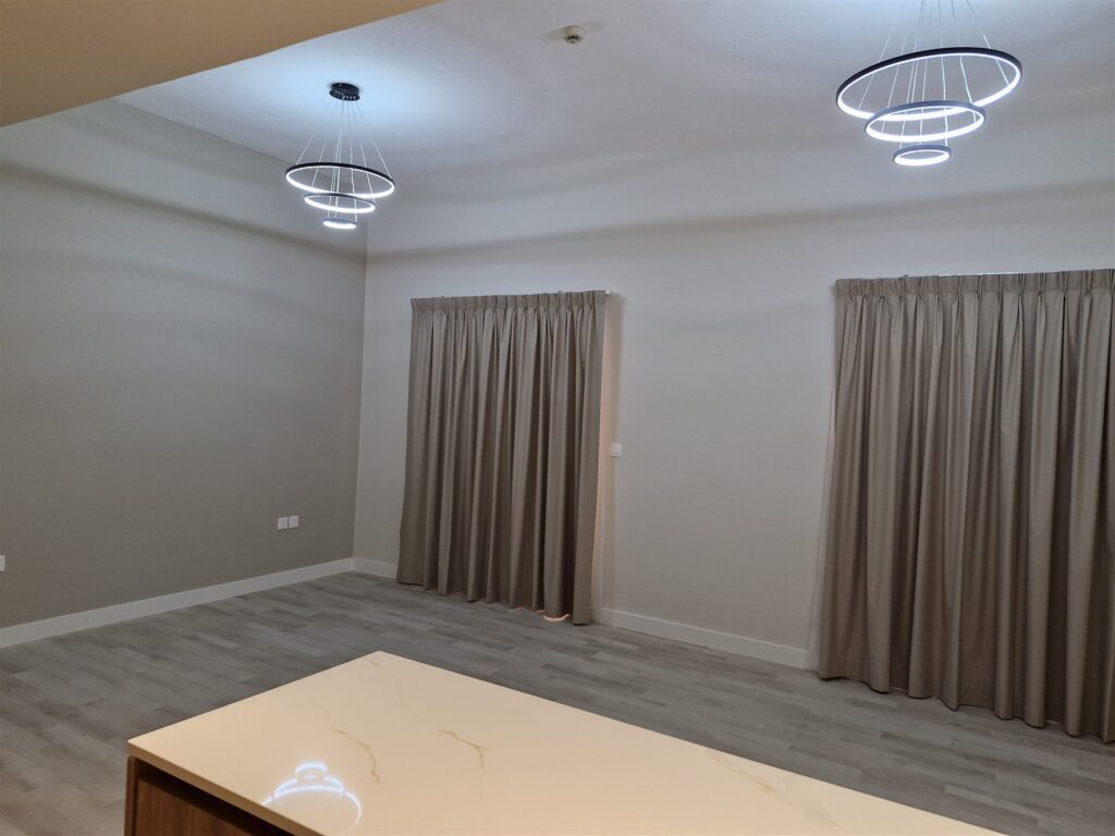 Living room after the renovation, Remraam, Dubailand