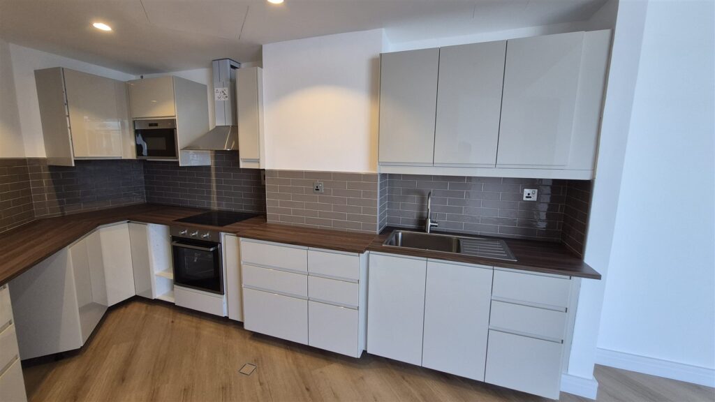 Kitchen after the renovation, The Torch, Dubai Marina
